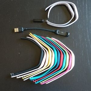 Fitbit Flex 2 and assorted bands